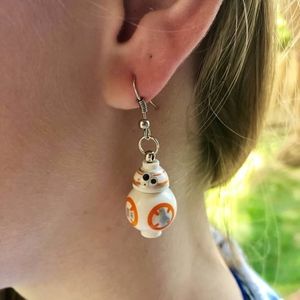 Lego Star Wars BB-8 Fish Hook Earrings